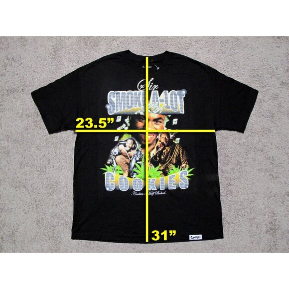 Cookies x Half Baked Dave Chappelle t-shirt XL _ hip hop rap wutang clan - Picture 9 of 9